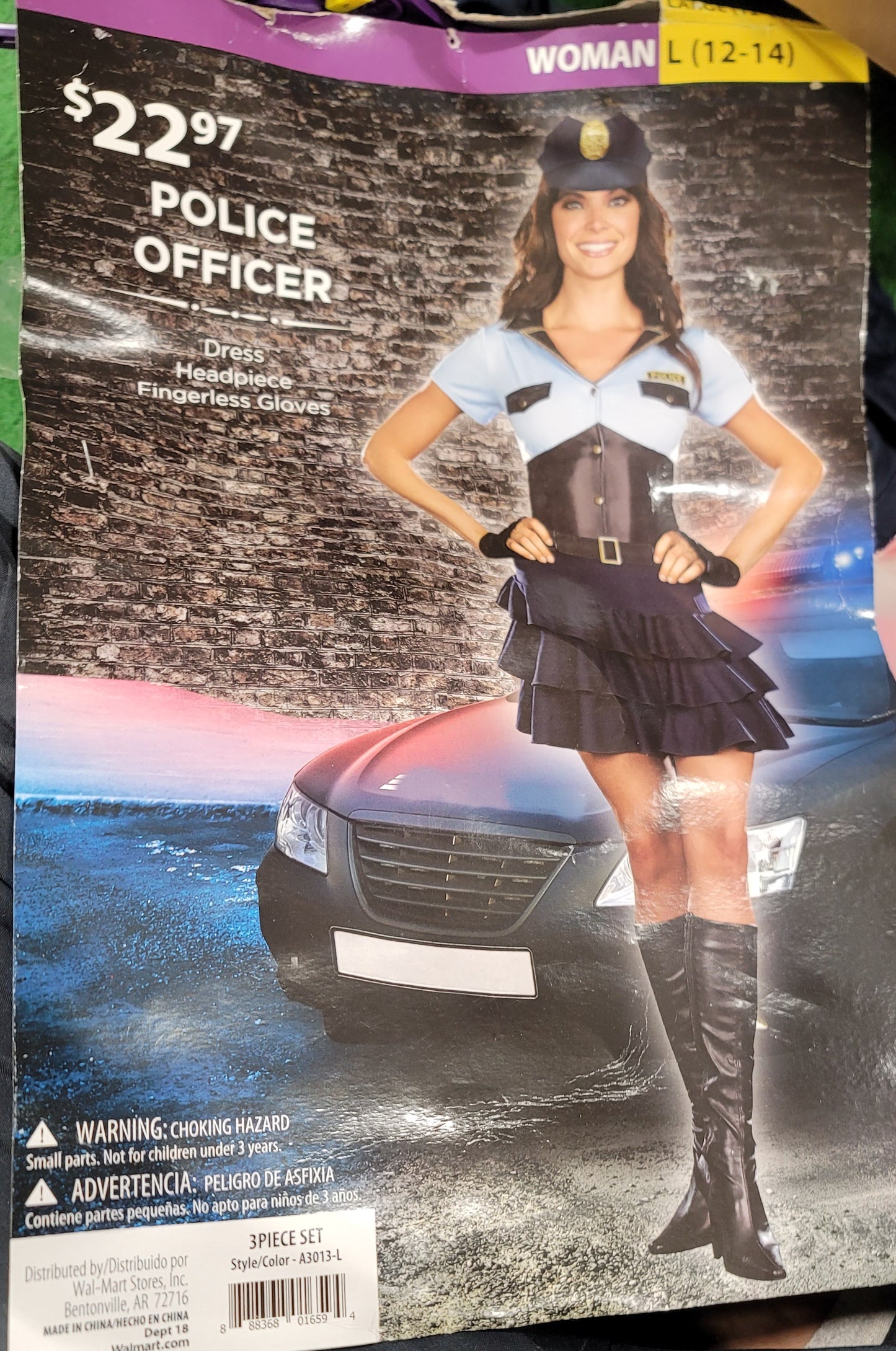 Police officer woman Costume L 12-14