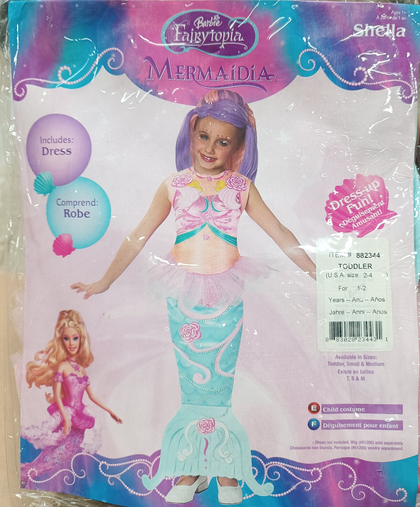 Mermaidia Shella Toddler 1-2