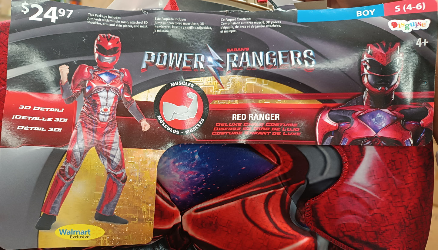 Red Ranger Boy S 4-6