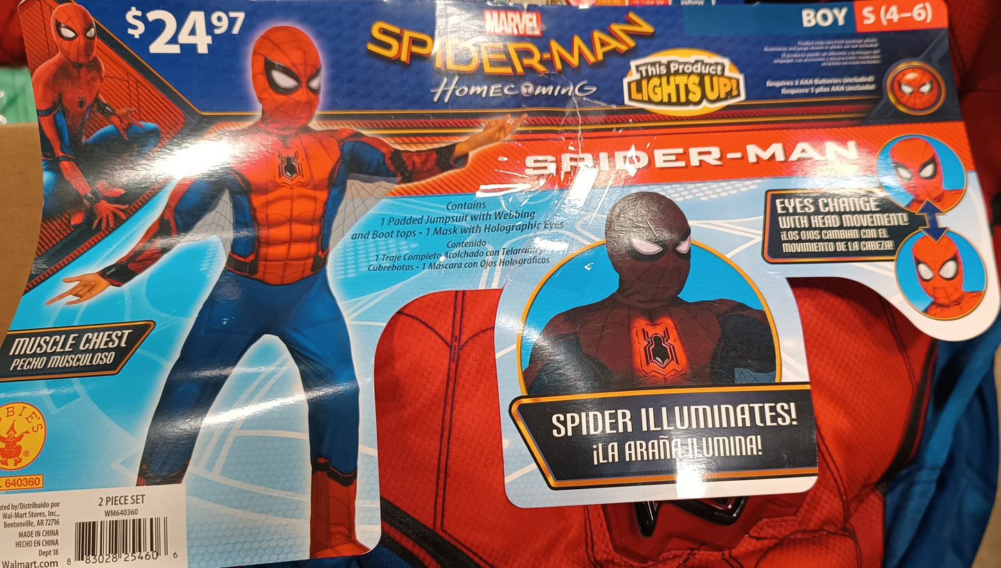 Spider Man HomeComing Boy S 4-6
