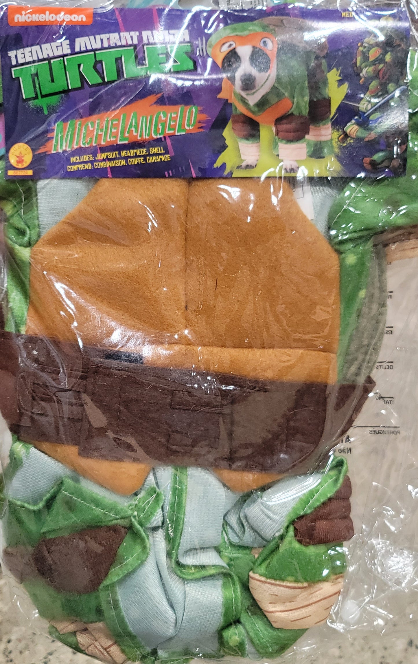 TMNT Michelangelo Pet Cotume-Medium