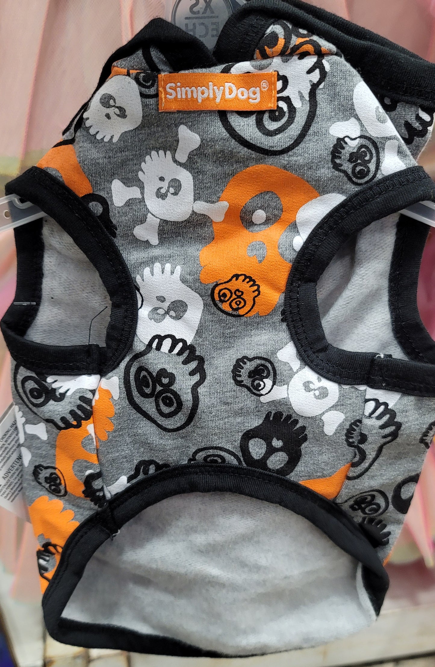 Dog Hoodie – Extra Small (SimplyDog Skull Print)