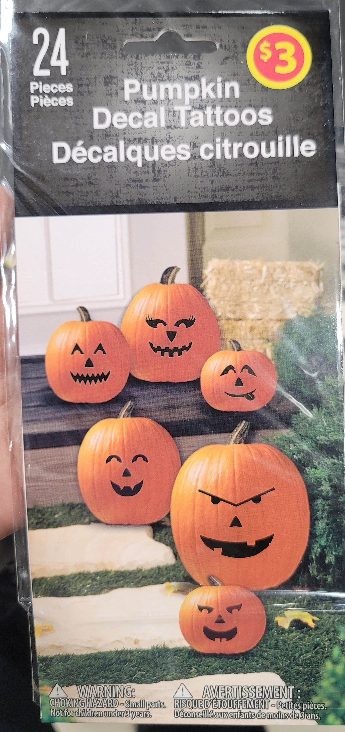 Pumpkin Decal Tattoos