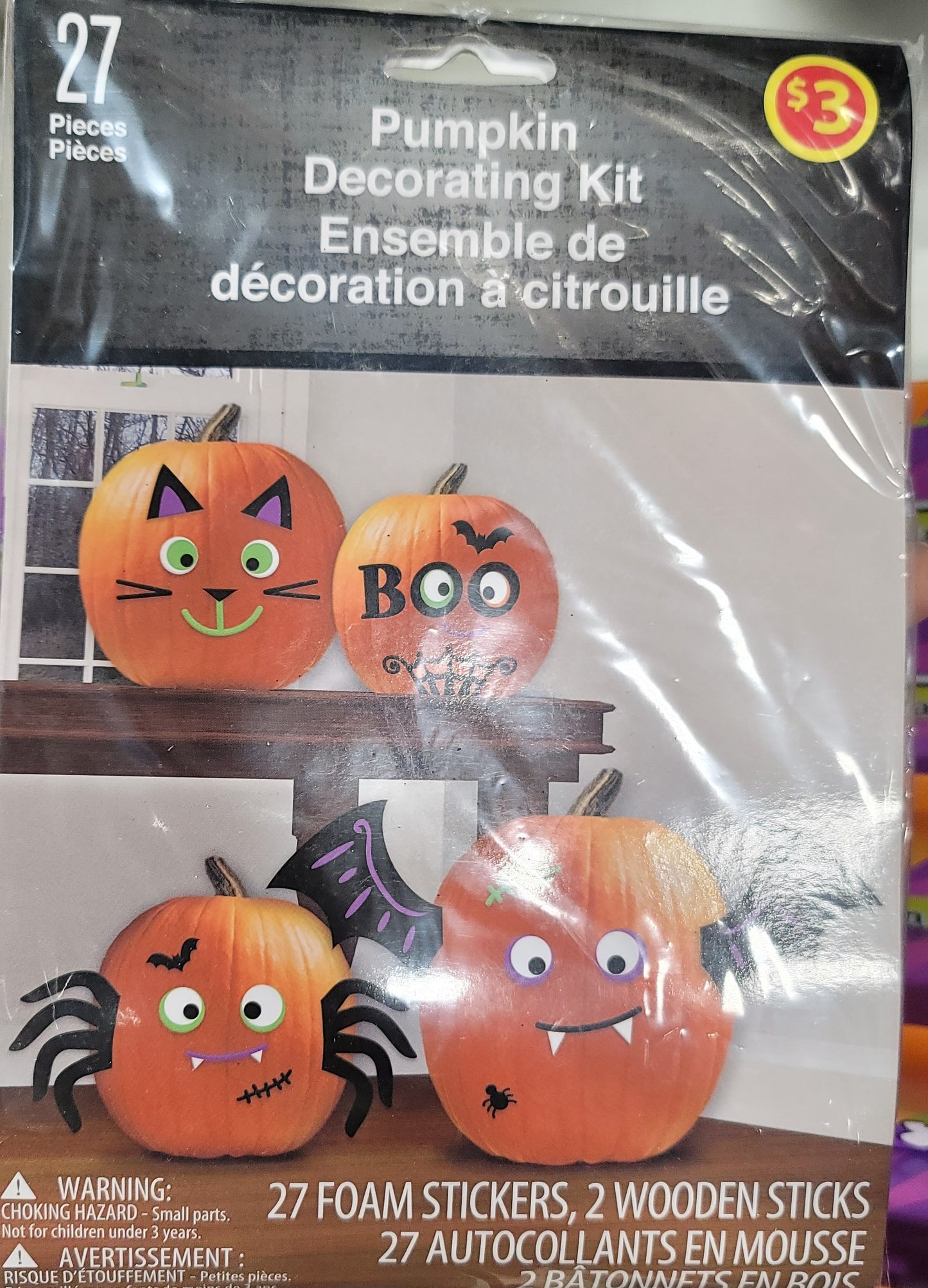 Pumpkin Decorating Kit 27 pieces 22694