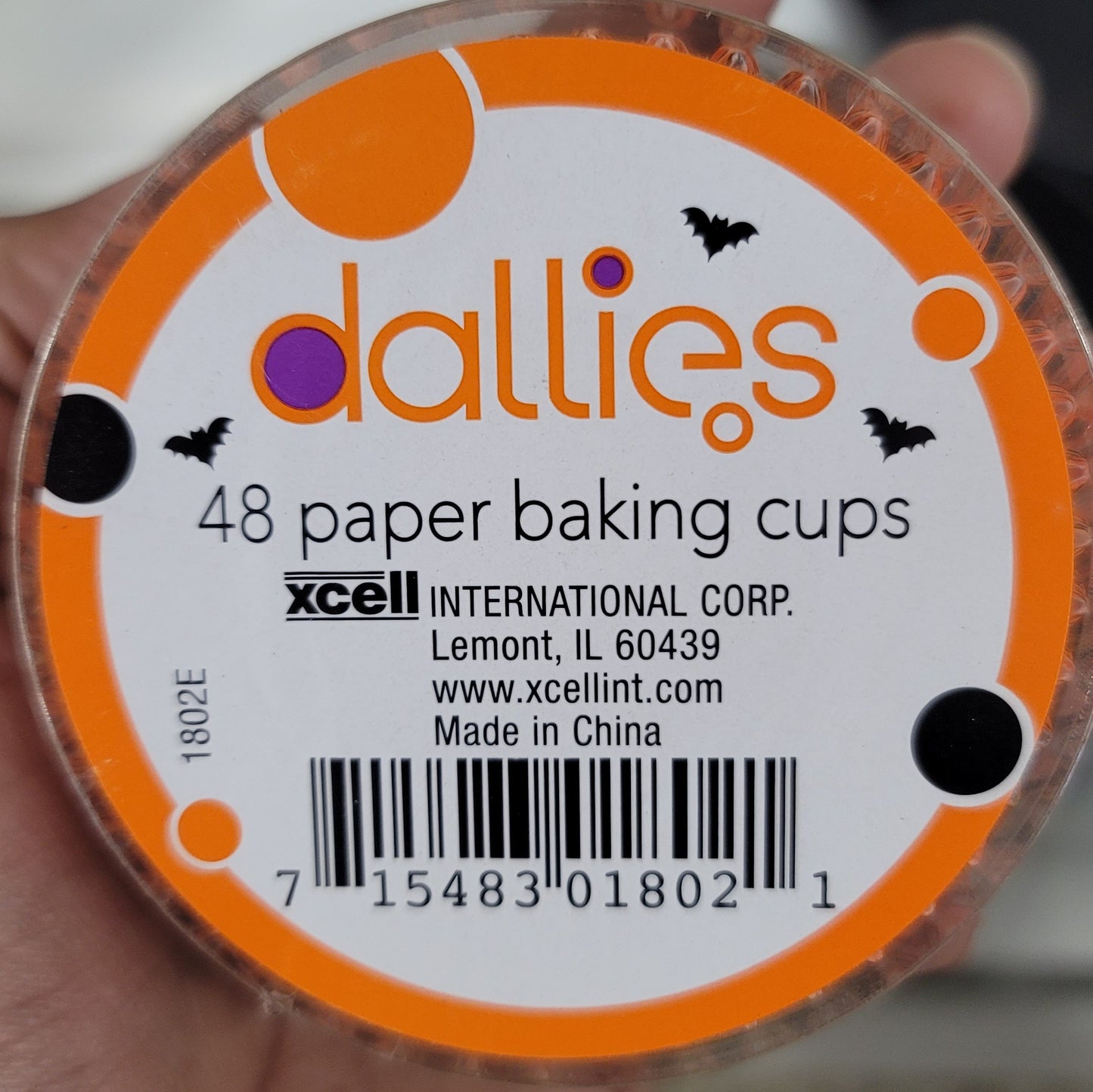 Dallies 48 paper baking cups 01802