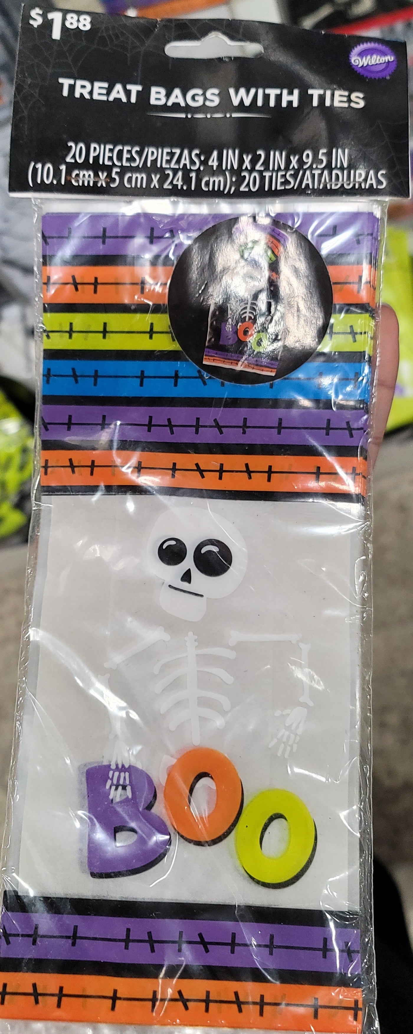TREAT BAGS WITH TIES Boo