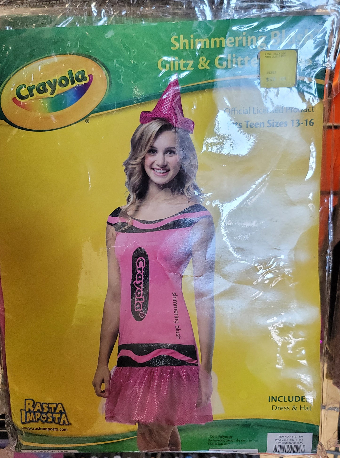 Crayola Shimmering Blush Glitz & Glitter Dress