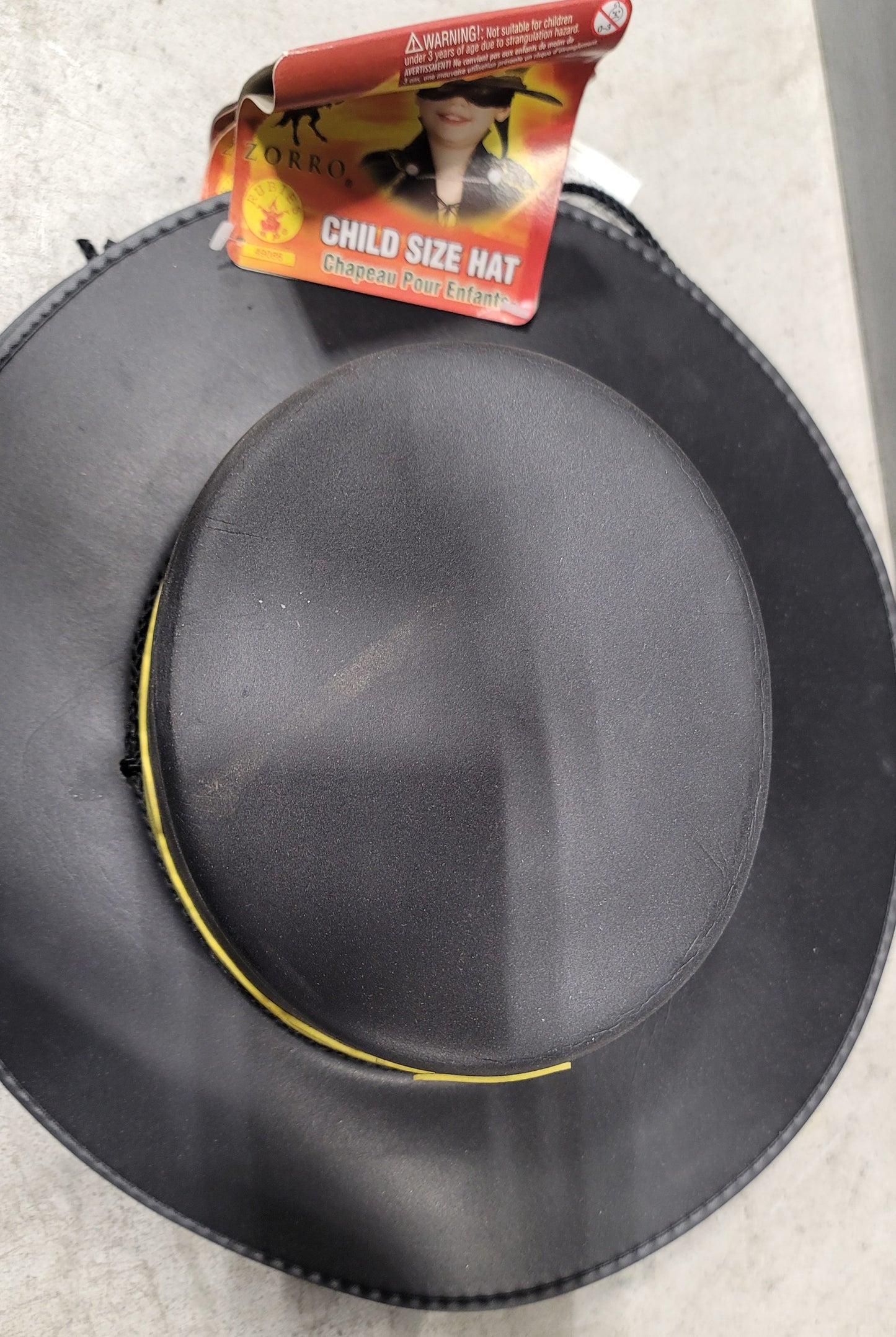Zorro Child Size Hat