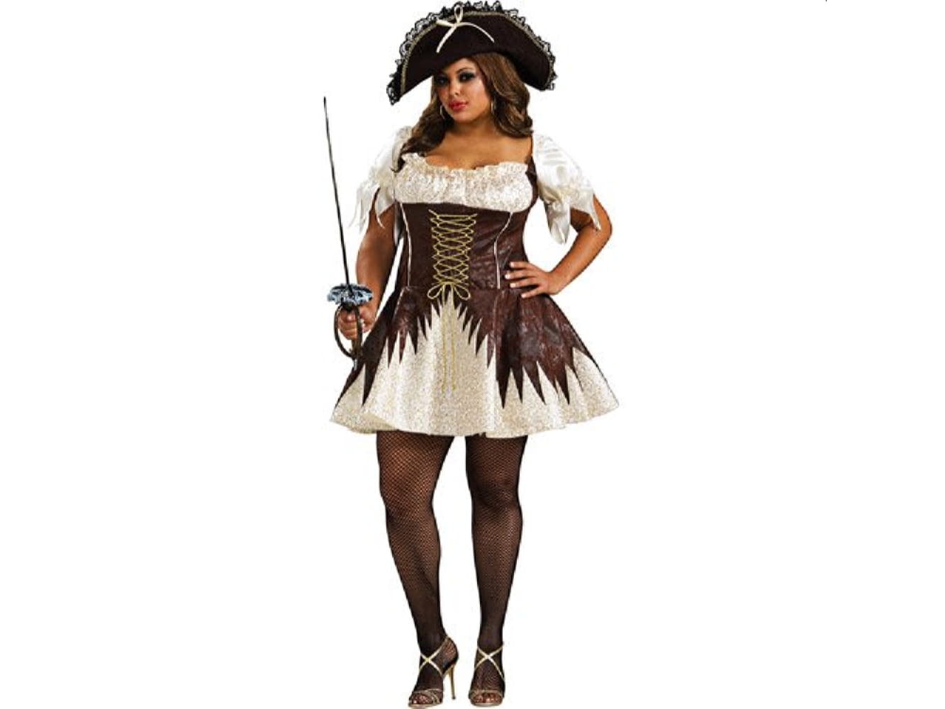 Buccaneer Pirate Women Costume-Plus