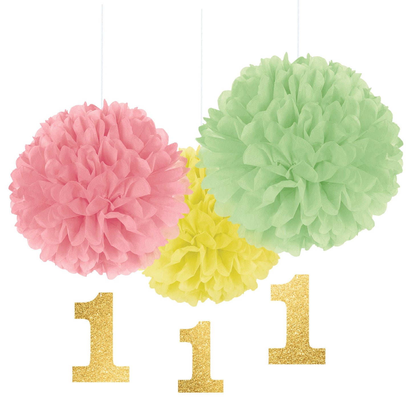 Fluffy Decoration W/Dangler #1-Girl