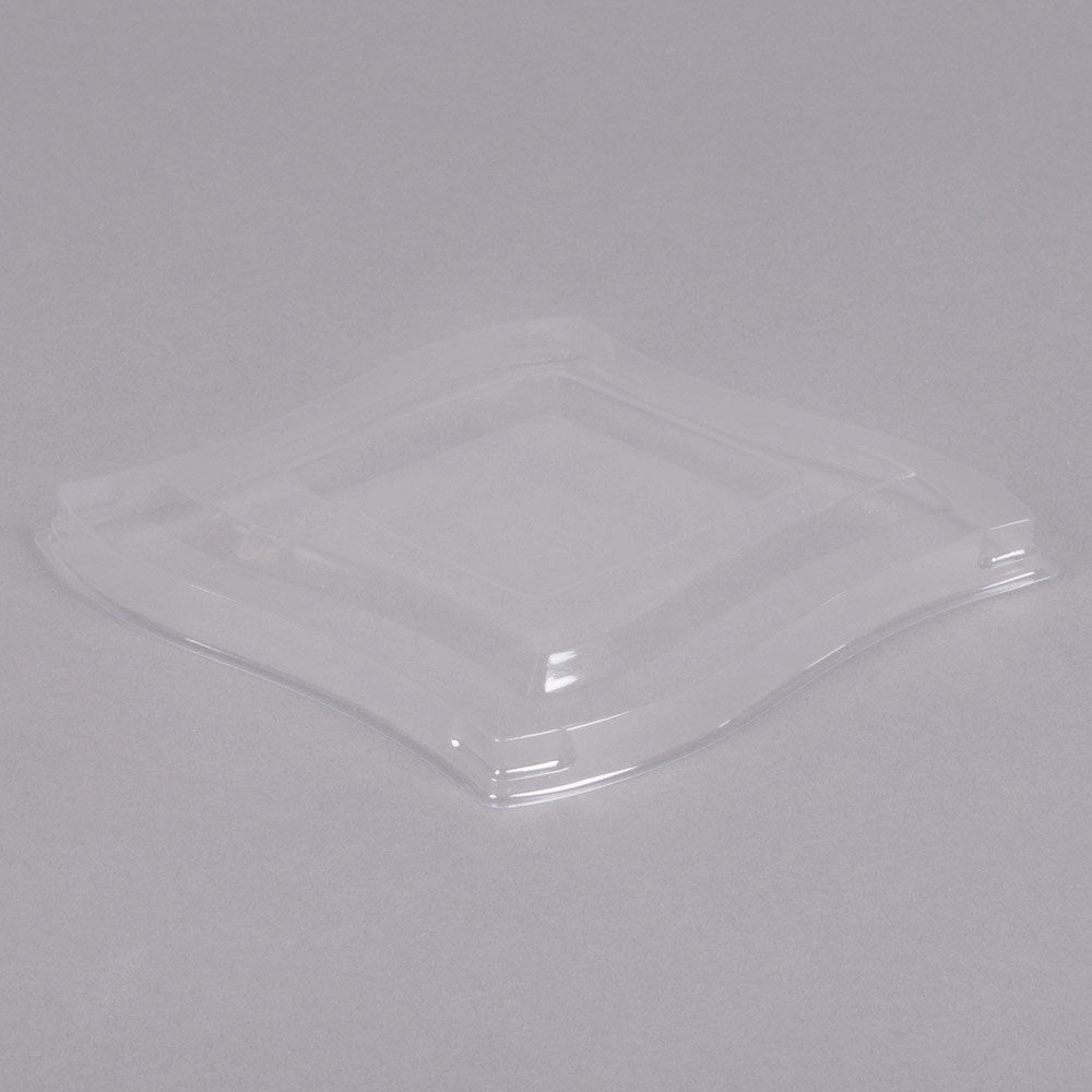 8 Oz. Bowl Flat Lid Pet,Clear,Each - Tiny Lids