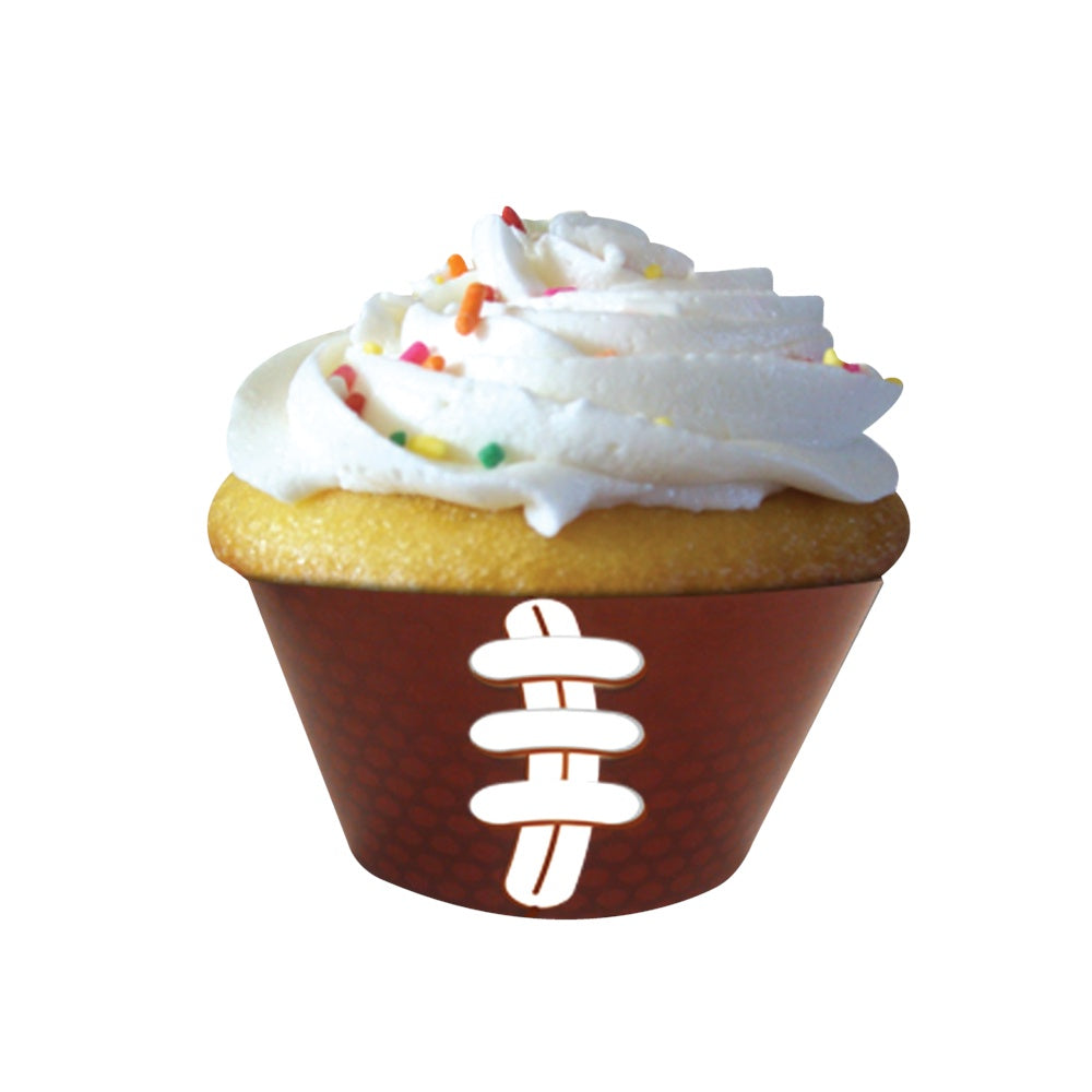 Cupcake Wrappers - Football/Disc