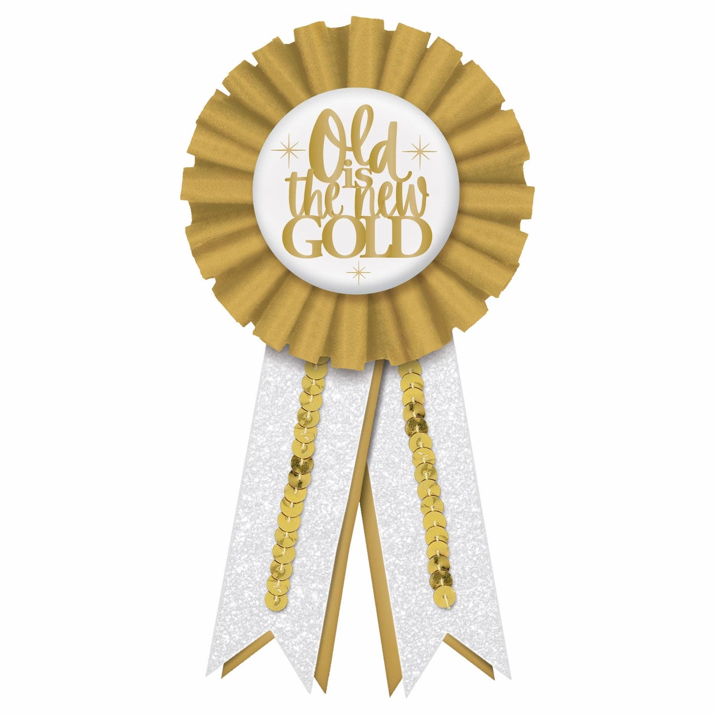 Old Is The New Gold Award Ribbon