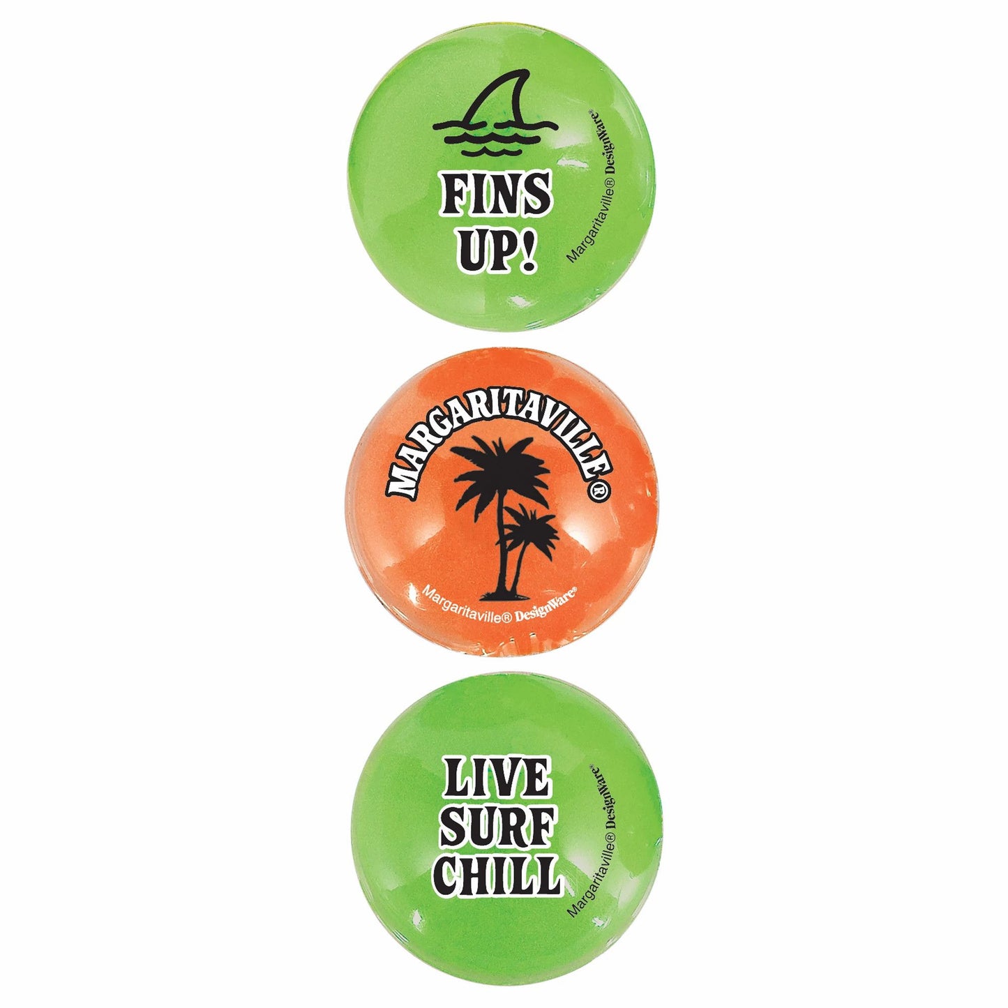 Margaritaville Plastic Pong Balls - 6Pk