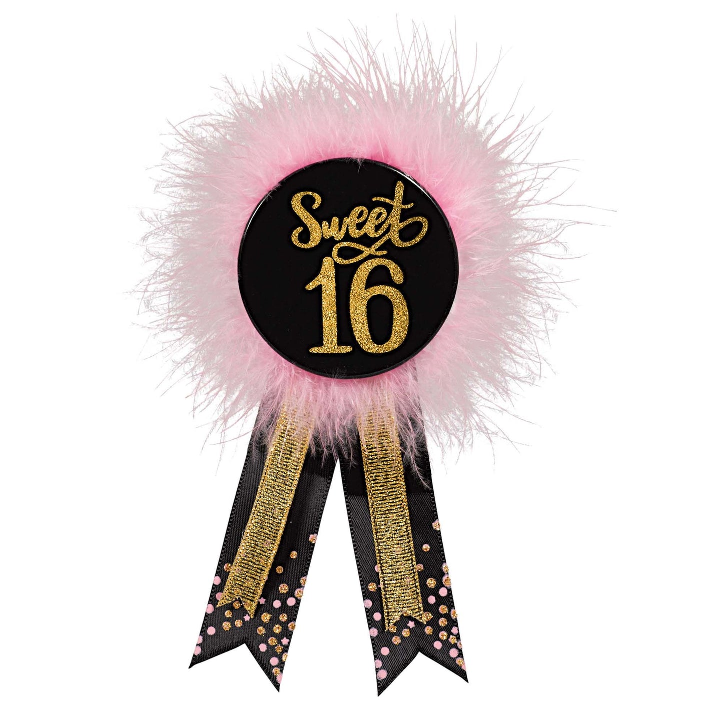 Blush Sweet 16 Award Ribbon