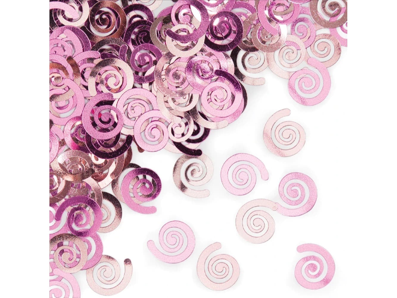 Swirl Confetti-Classic Pink, 0.5 Oz