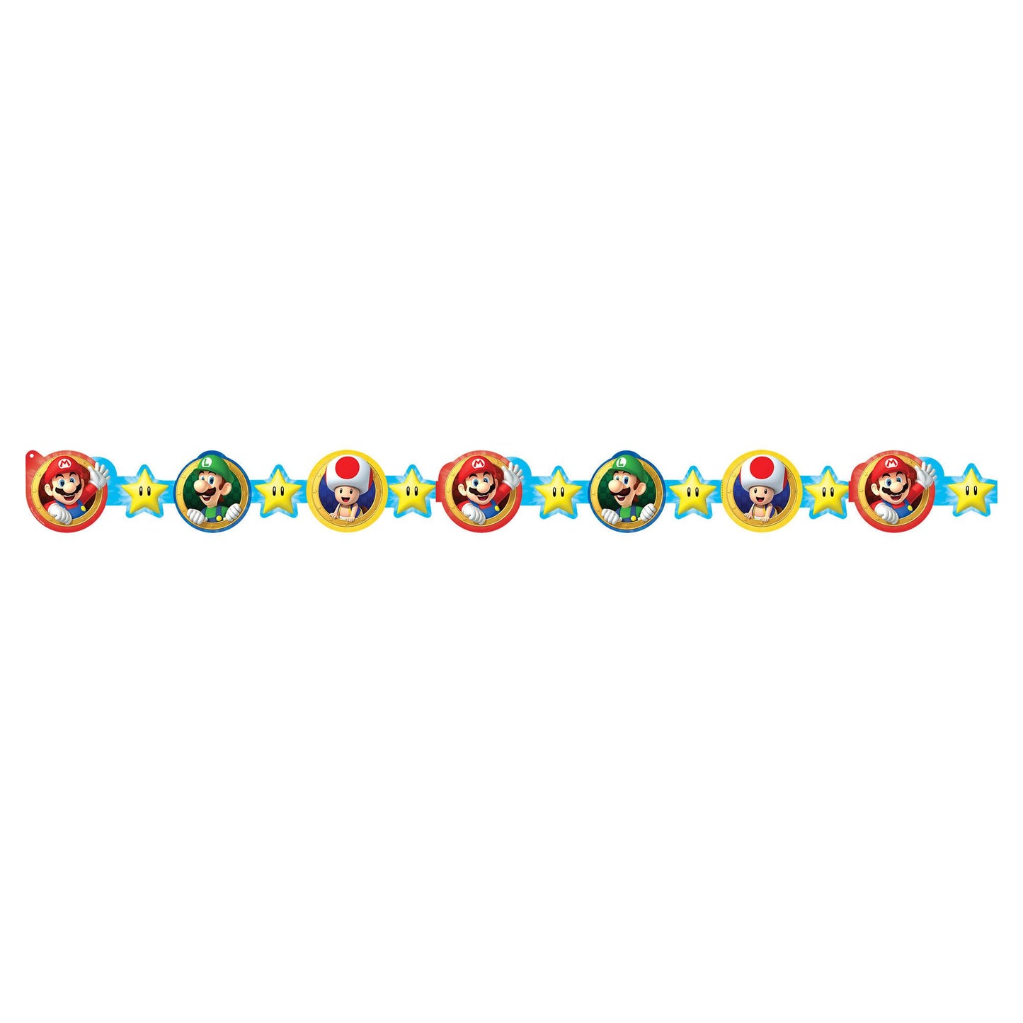 Super Mario Brothers Die - Cut Paper Garland