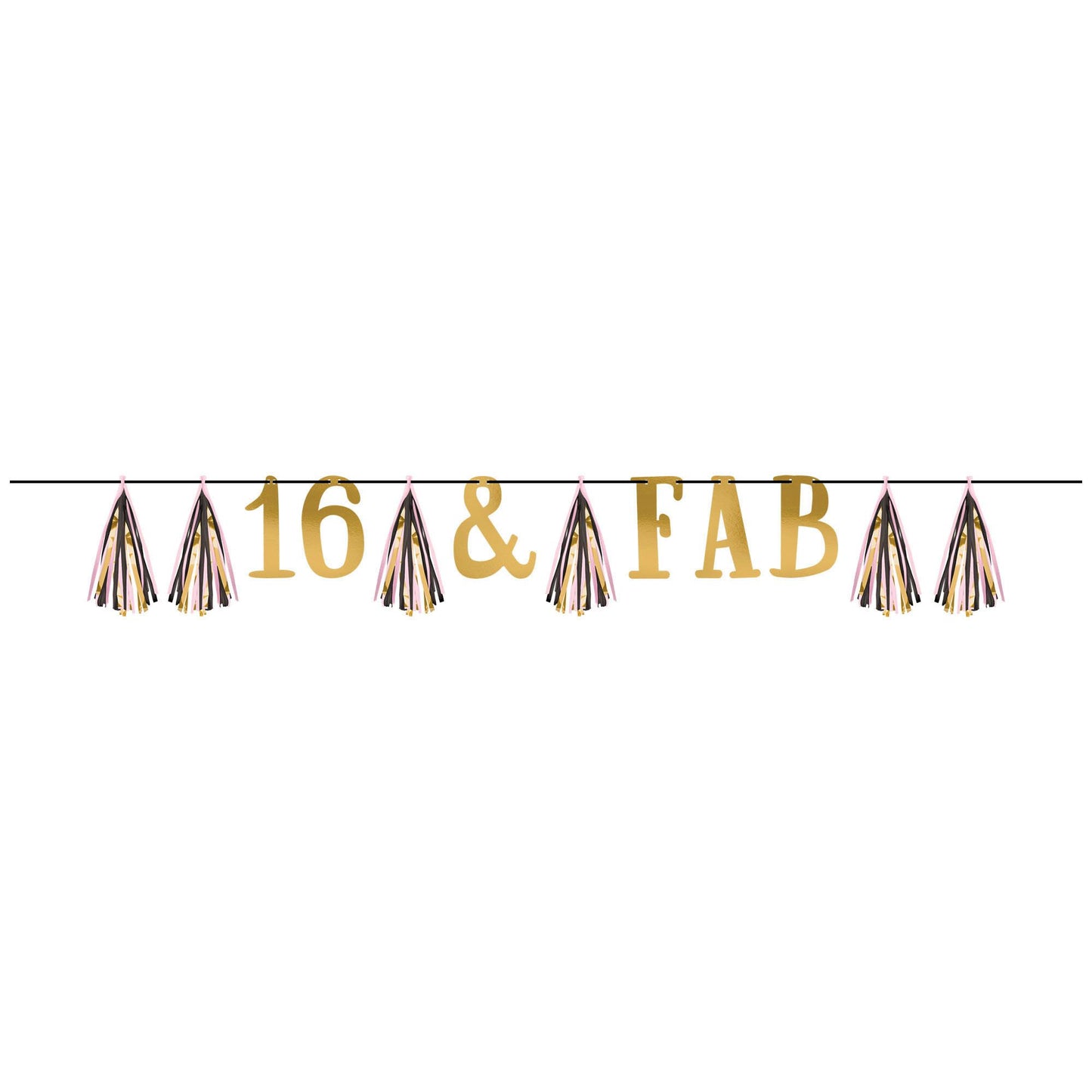 Sweet 16 Tassel Garland – 10 Ft