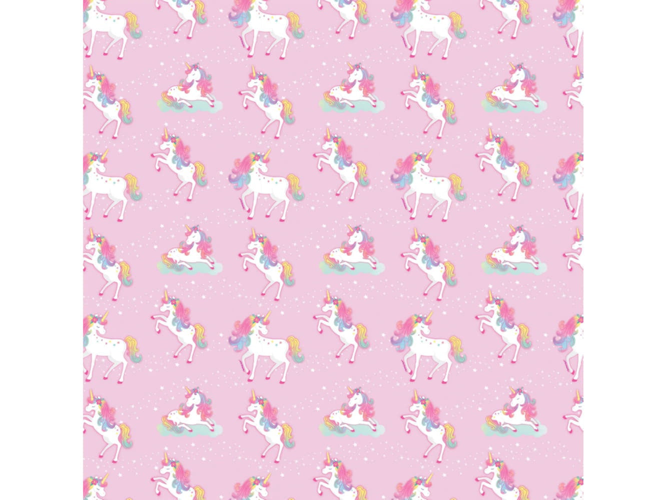 Enchanted Unicorn Printed Gift Wrap, 5' X 30"