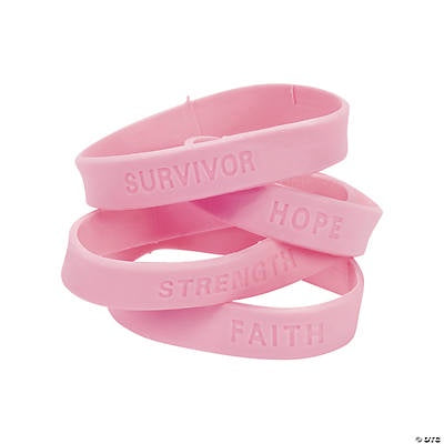 24 Breast Cancer Sayings Bracelet