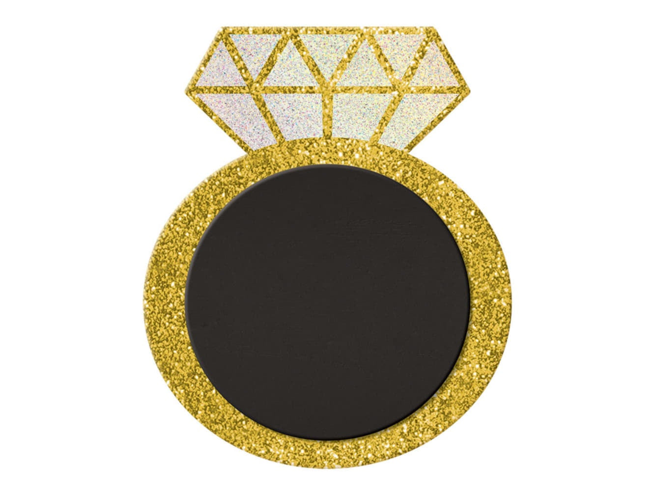 Chalkboard Ring Easel Sign, 12"