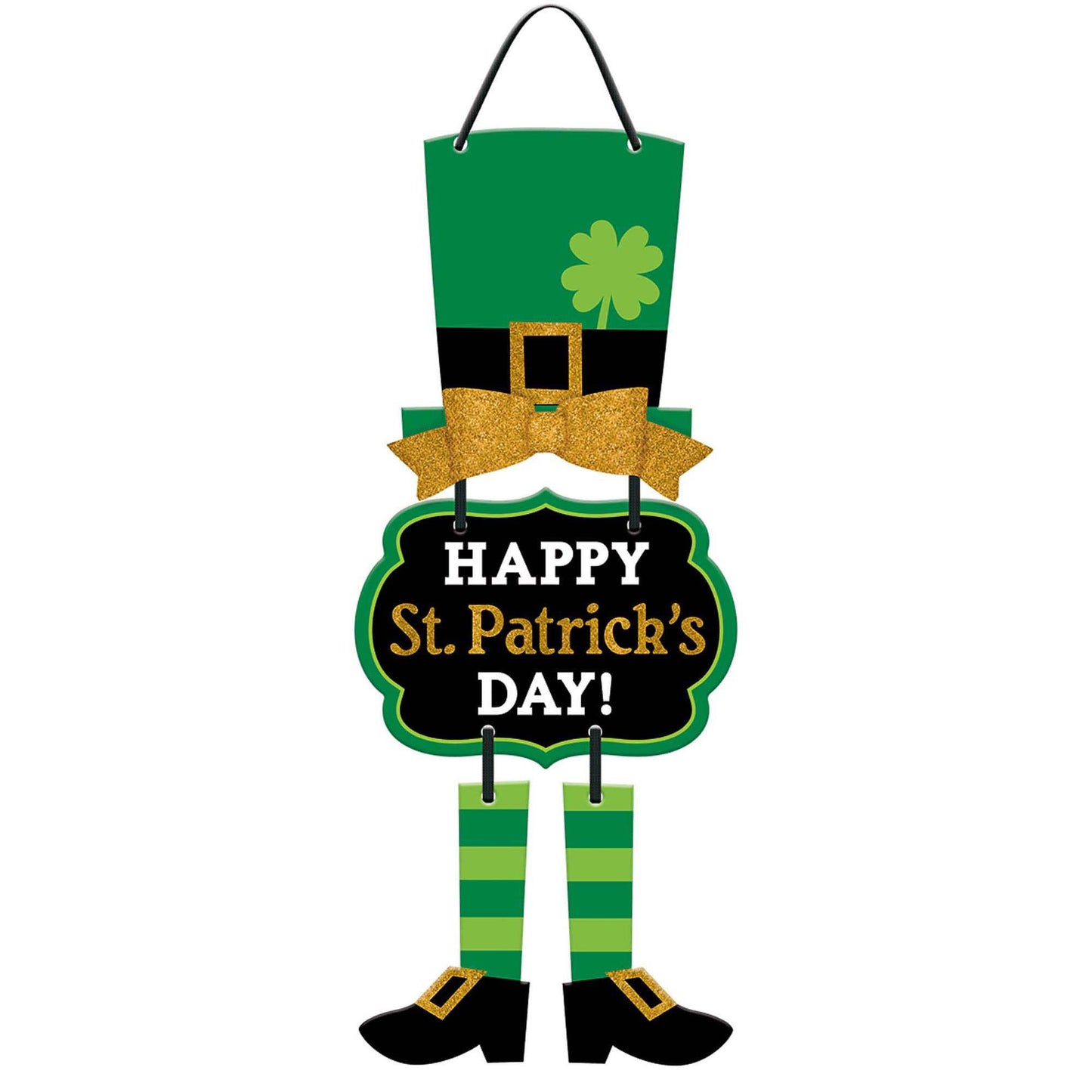 St. Patrick'S Day Leprechaun Triple Sign