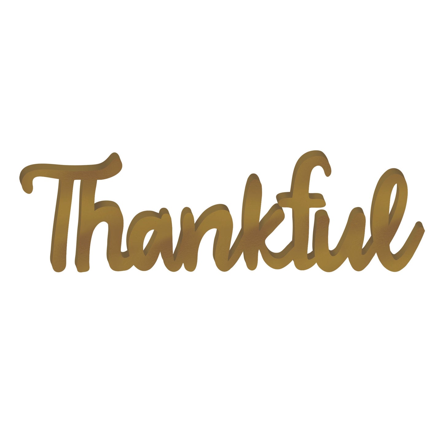 Thankful Script Sign