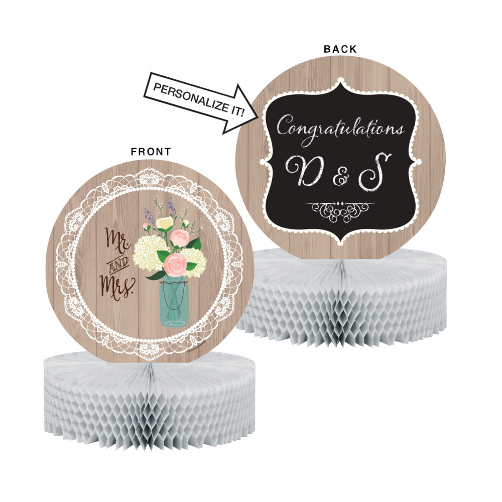 Rustic Wedding Centerpiece