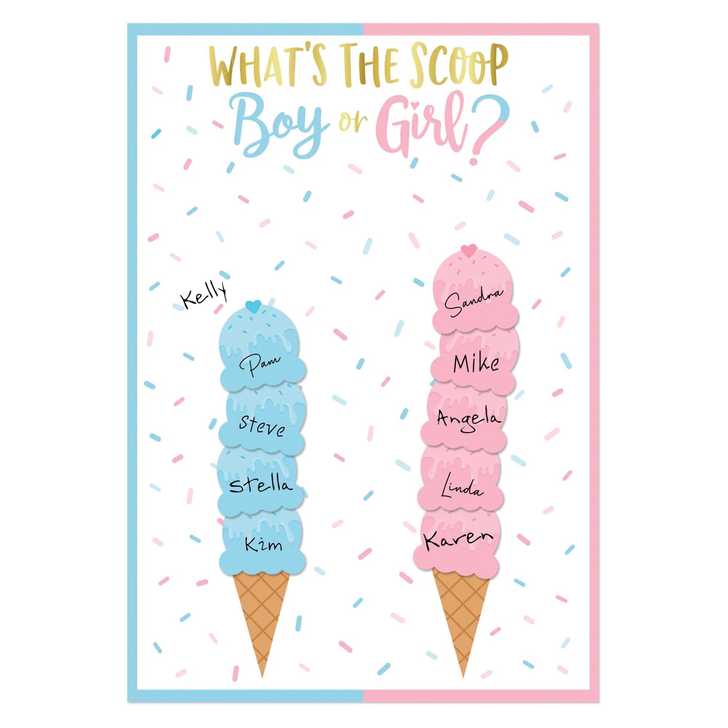 Gender Reveal Activity Kit