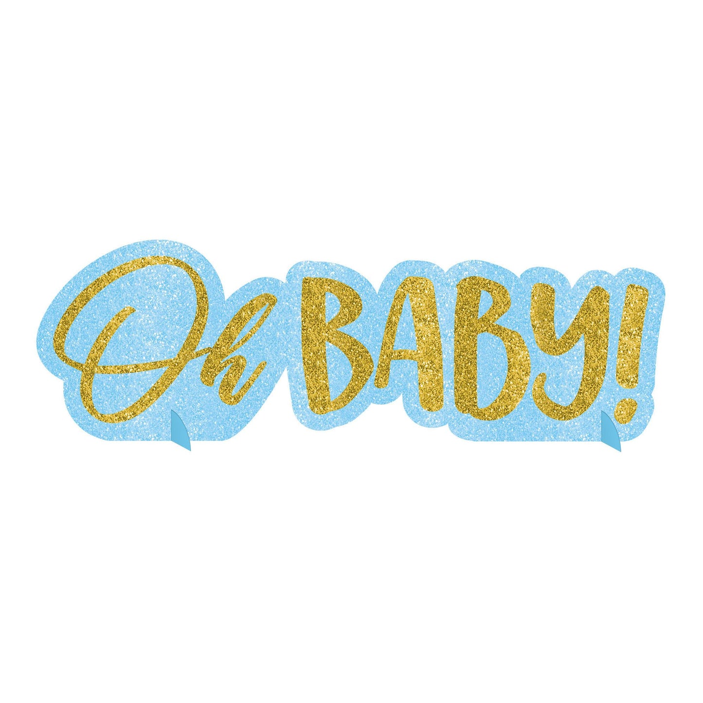 Oh Baby Table Decorating Kit - Blue
