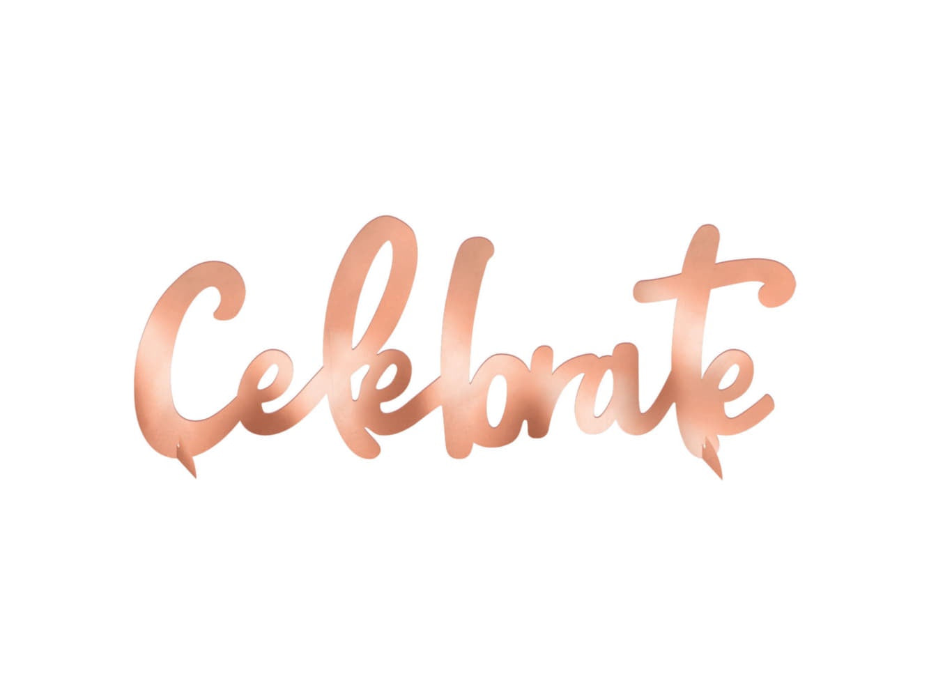 Blush Celebrate 14" Foil Centerpiece