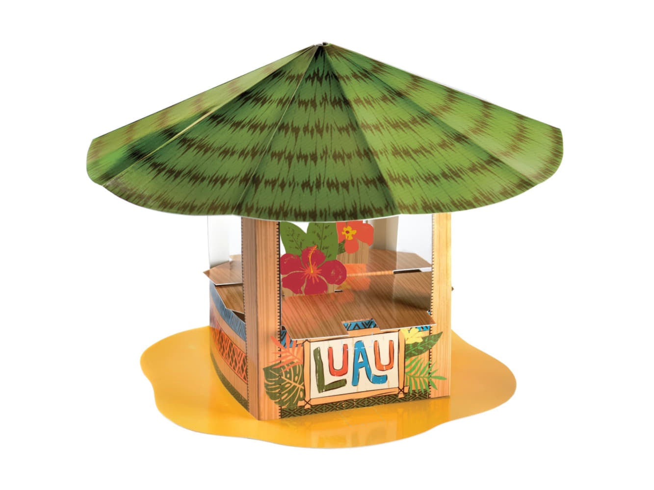 Tiki Bar Pop Up Centerpiece