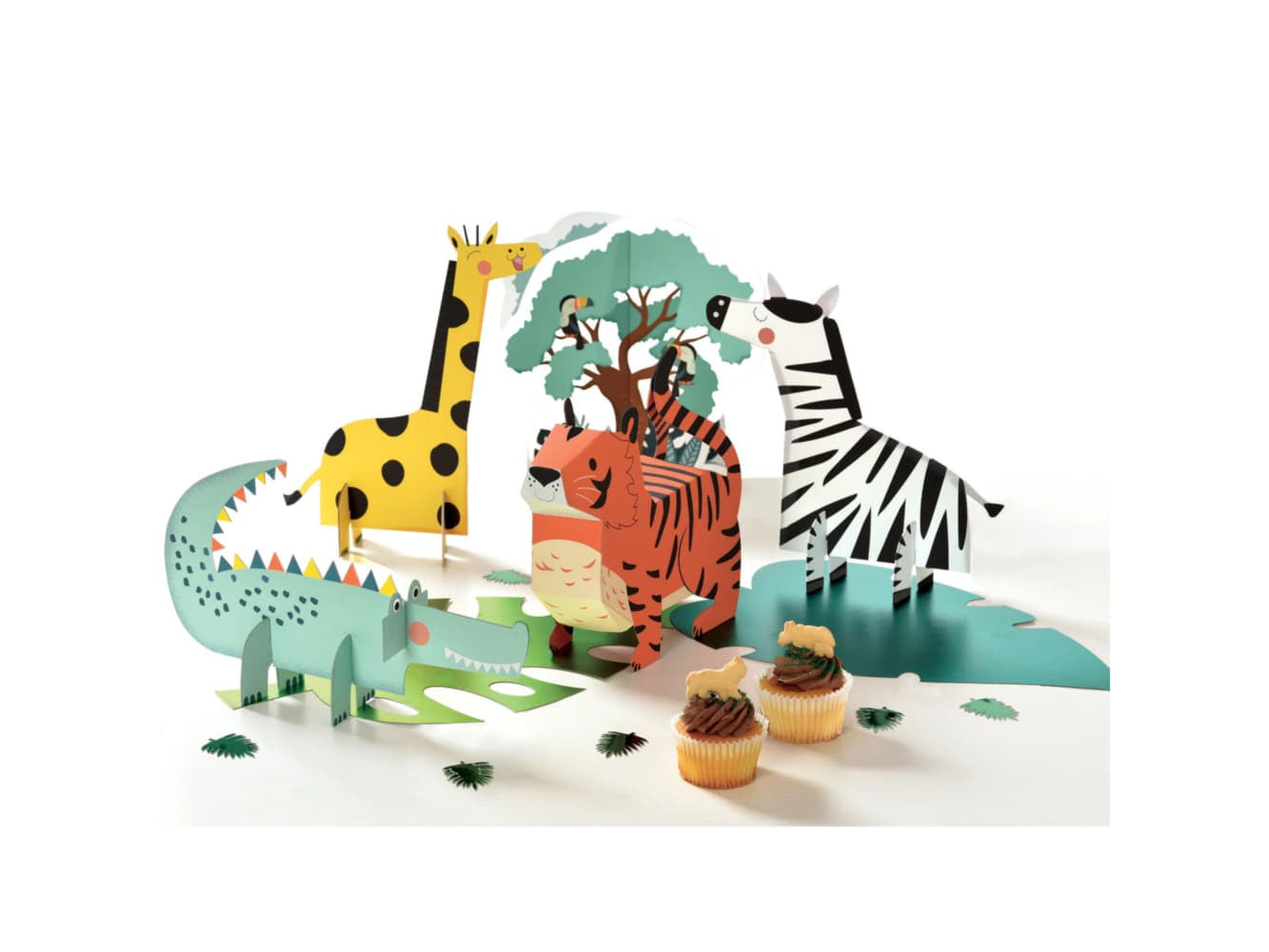 Get Wild Birthday Table Centerpiece Decorating Kit