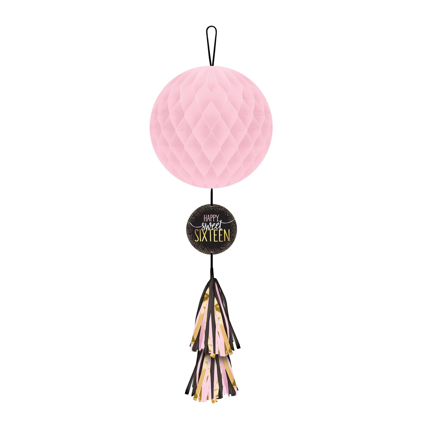 Blush Sweet 16 Hanging Honeycomb