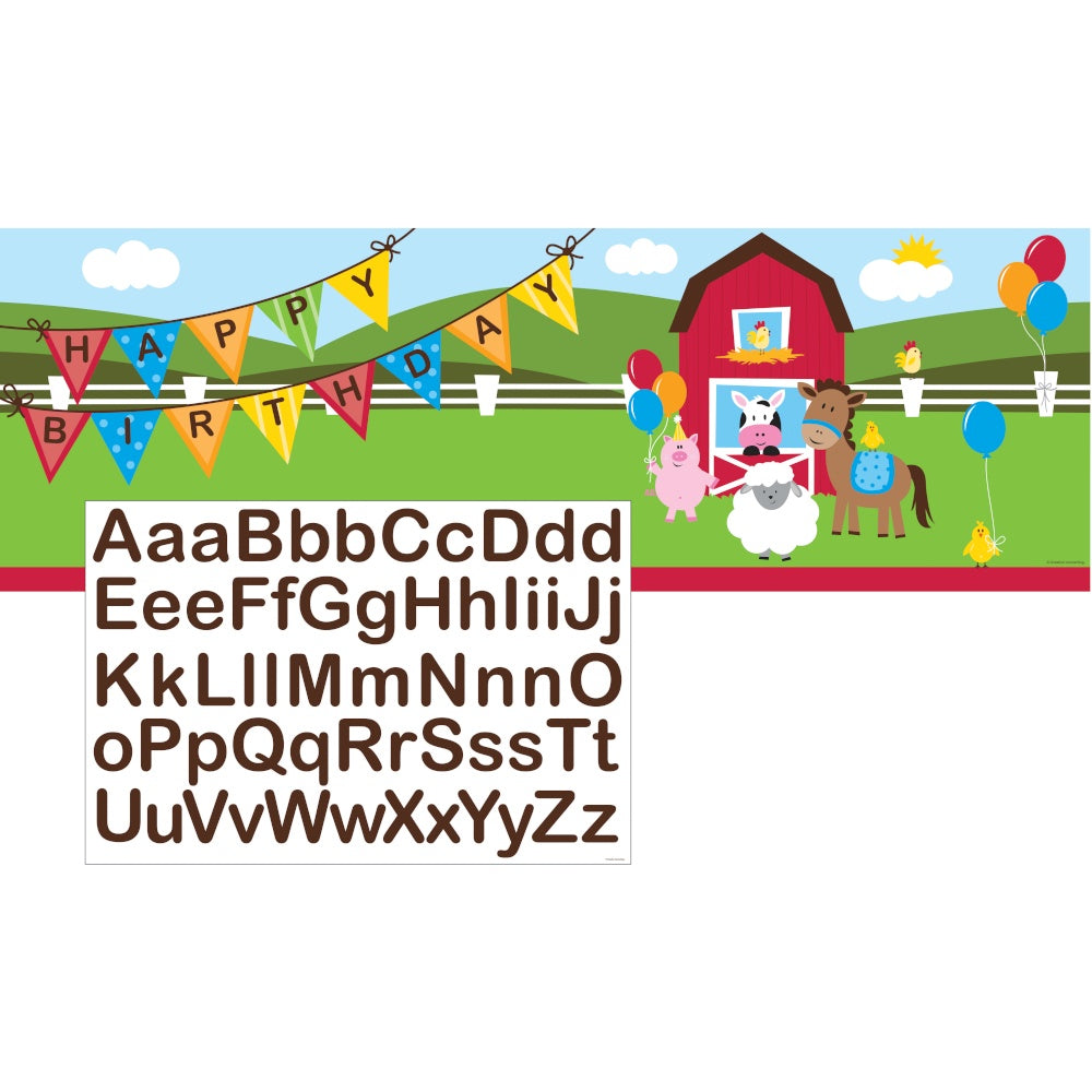 Farmhouse Fun Giant Party Banner