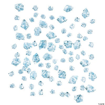 Blue Acrylic Gems, 8Oz