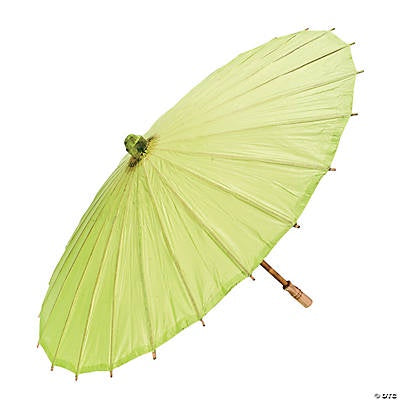Lime Green Paper Parasol