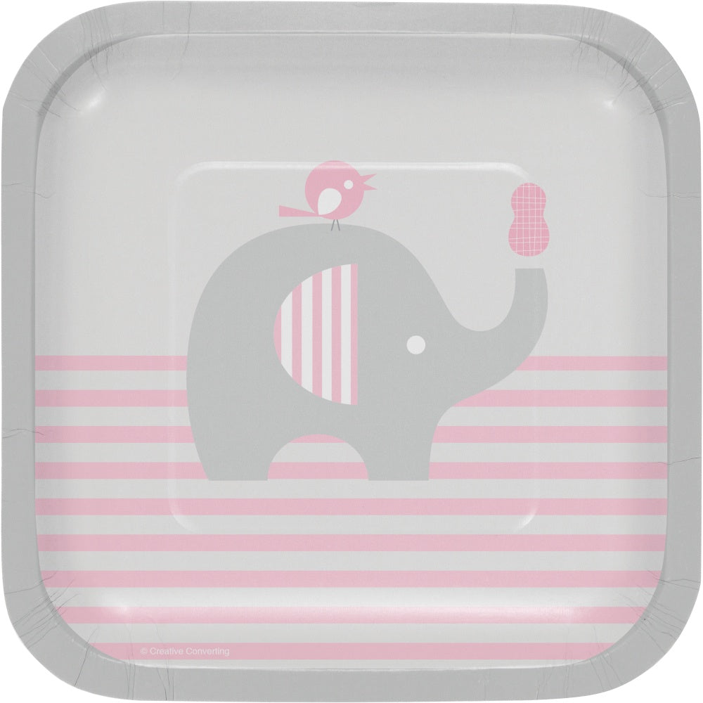 Little Peanut 7" Plates - Pink