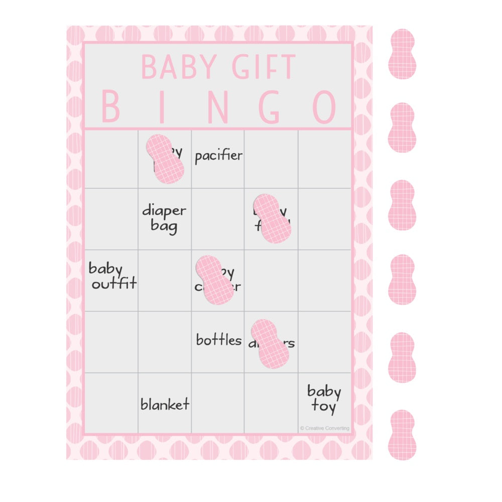 Pink Little Peanut Bingo Game