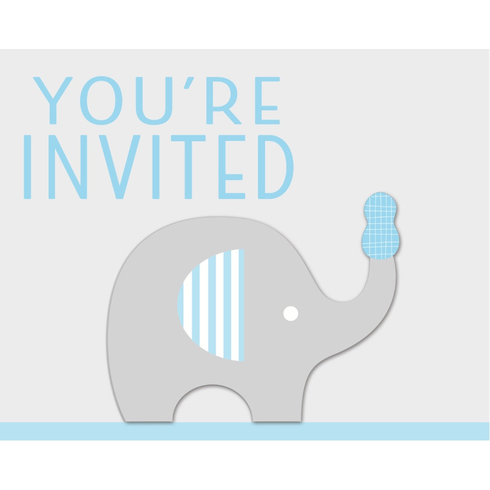 Little Peanut Invites - Blue