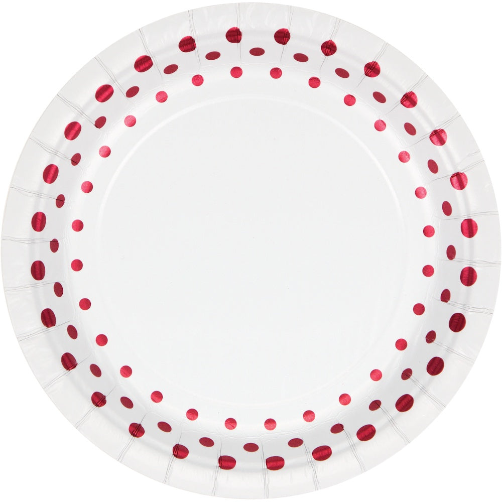 Sparkle & Shine Ruby 7In Plates