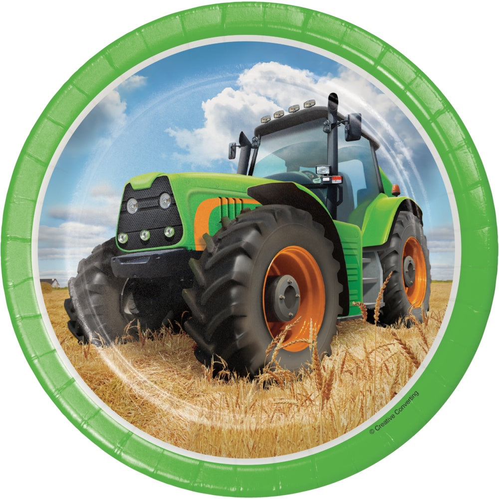 Tractor Time 7In Plates