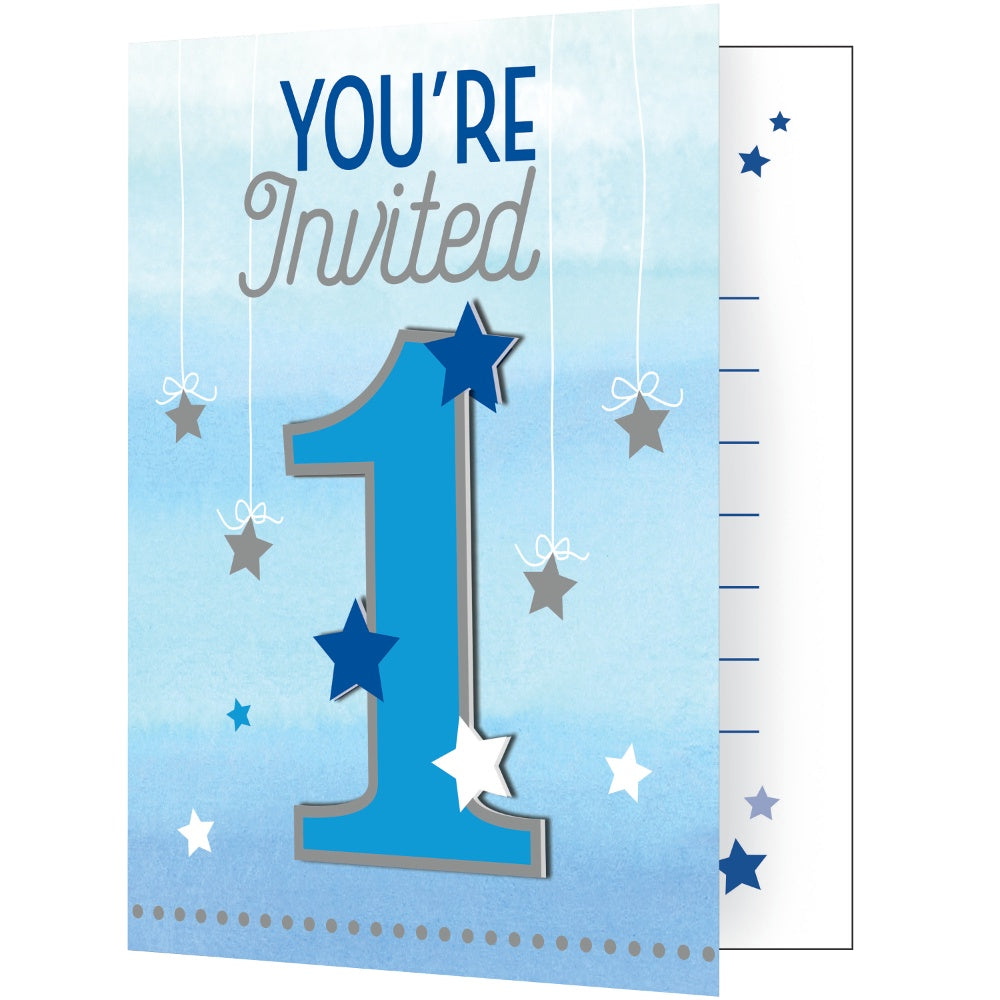 One Little Star Boy Invites