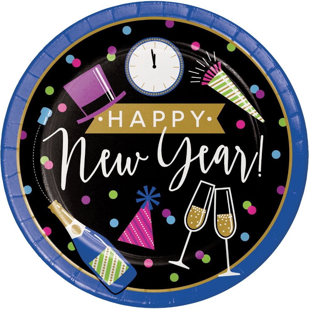 New Year Cheers 9In Plates