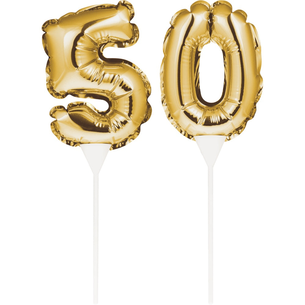 Bln Cake Topper 12/2Ct 50 Gold