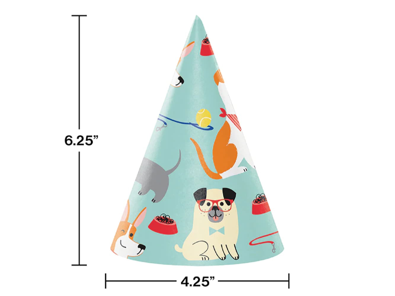 Dog Party Hats-8Ct