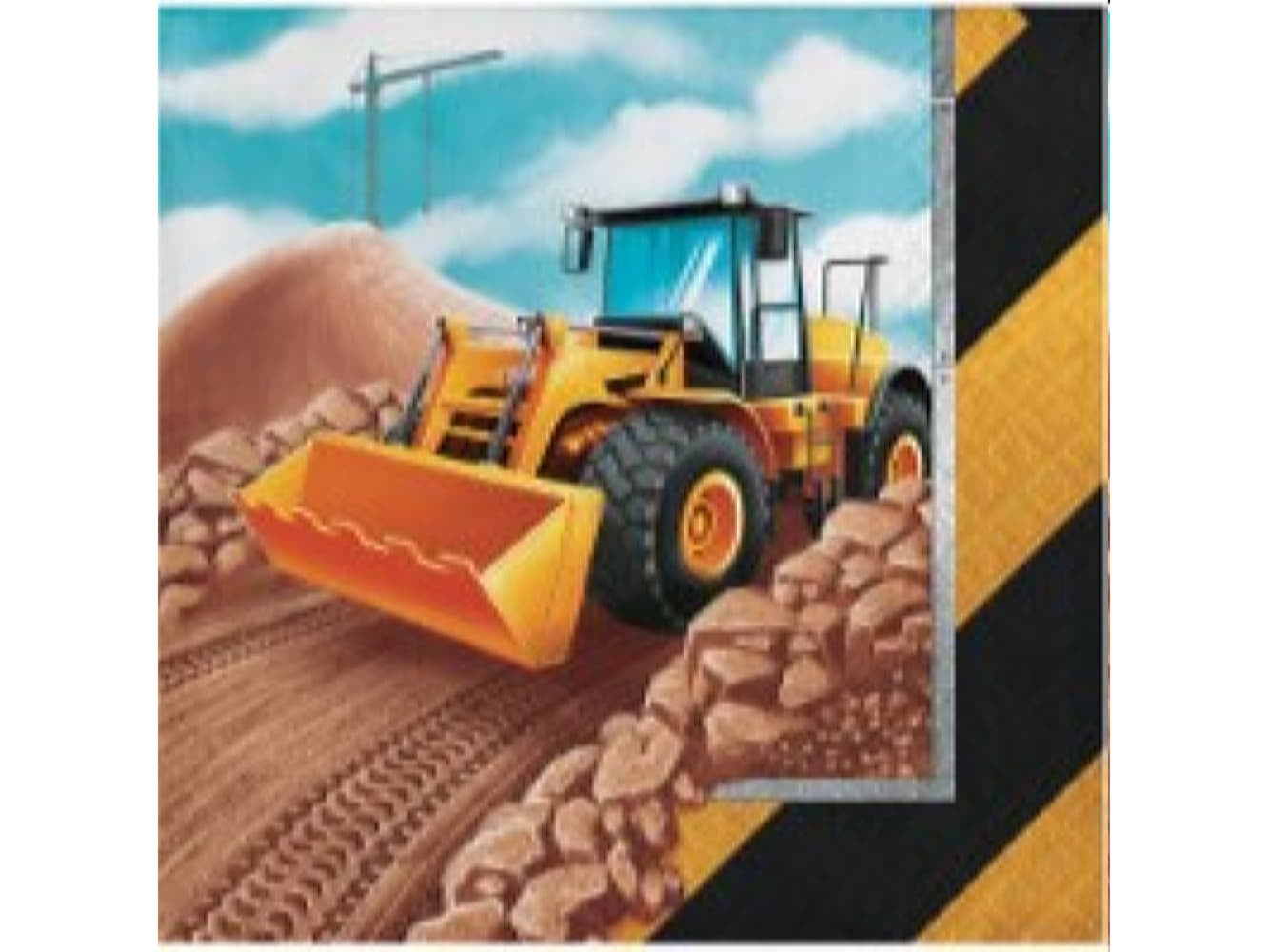 Big Dig Construction Beverage Napkins