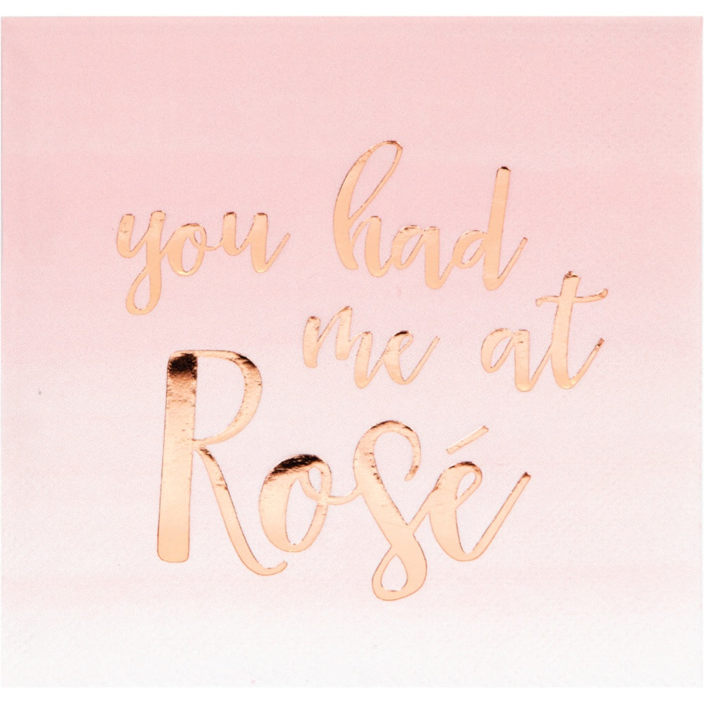 You Had Me At Rose Bev Napkins