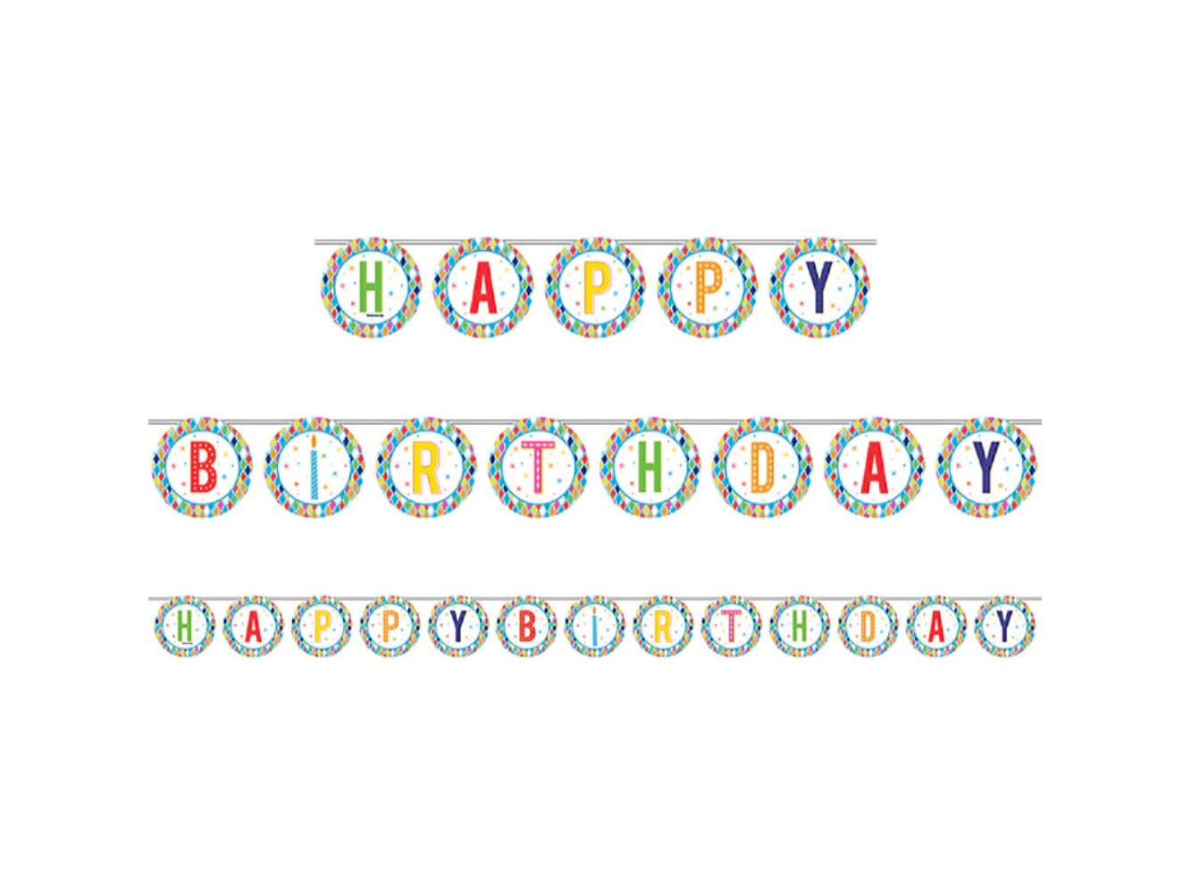 Happy Birthday Ribbon Banner