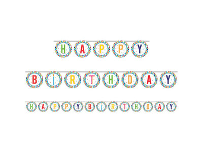 Happy Birthday Ribbon Banner